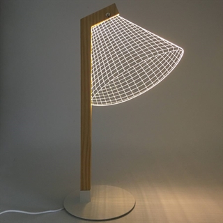 LED 3D visuel bordlampe